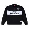 MITCHELL & NESS WOMENS LAS VEGAS RAIDERS HEAD COACH QUARTER-ZIP