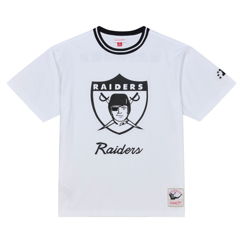 MITCHELL & NESS RAIDERS ARCTIC WHITE TEE