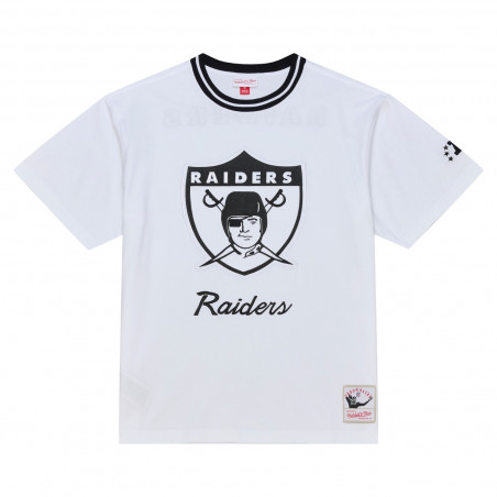 MITCHELL & NESS RAIDERS ARCTIC WHITE TEE