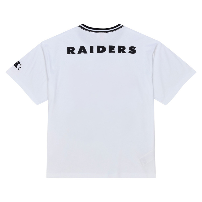 MITCHELL & NESS RAIDERS ARCTIC WHITE TEE