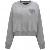 PRO STANDARD RAIDERS WOMENS NEUTRAL FLEECE CREWNECK SWEATSHIRT