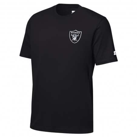 STARTER RAIDERS SILVER & BLACK PRIDE TEE