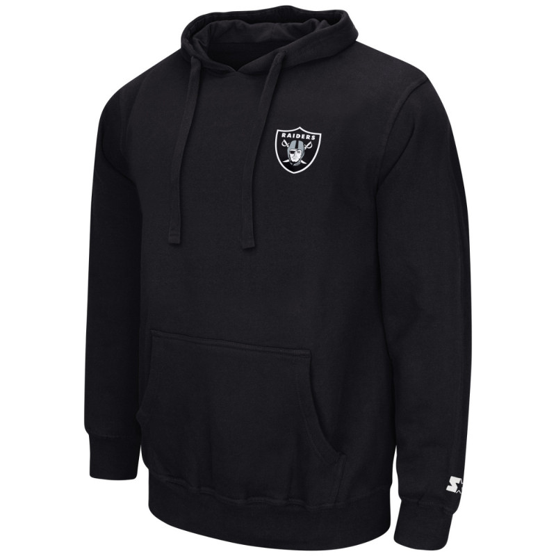 STARTER RAIDERS SILVER & BLACK PRIDE HOODIE