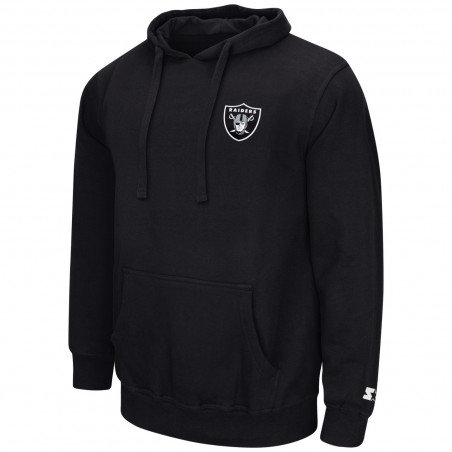 STARTER RAIDERS SILVER & BLACK PRIDE HOODIE
