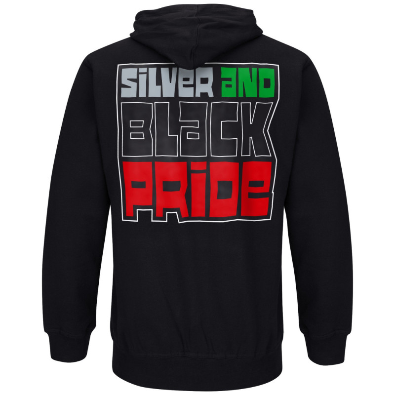 STARTER RAIDERS SILVER & BLACK PRIDE HOODIE