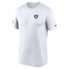 Nike Raiders Dri-FIT Legend Small Logo Tee | Official Las Vegas Raiders T-Shirt & Fan Gear