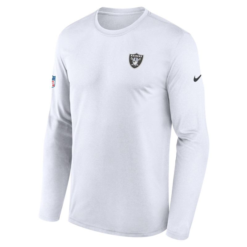 Nike Raiders Dri-FIT Legend Small Logo Long Sleeve Tee | Official Raiders Long Sleeve Tee