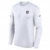 Nike Raiders Dri-FIT Legend Small Logo Long Sleeve Tee | Official Raiders Long Sleeve Tee