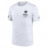 Nike Raiders Dri-FIT Team Issue White Velocity Tee | Official Las Vegas Raiders T-Shirt & Fan Gear