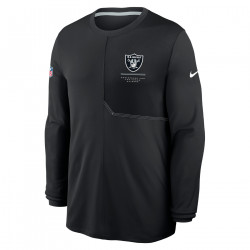 Nike Las Vegas Raiders ユニフォーム ジャージ　シャツ NIKE LAS VEGAS RAIDERS DRI-FIT COACH UV LONG SLEEVE TEE