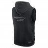 NIKE LAS VEGAS RAIDERS DRI-FIT FLEECE SLEEVELESS HOODIE