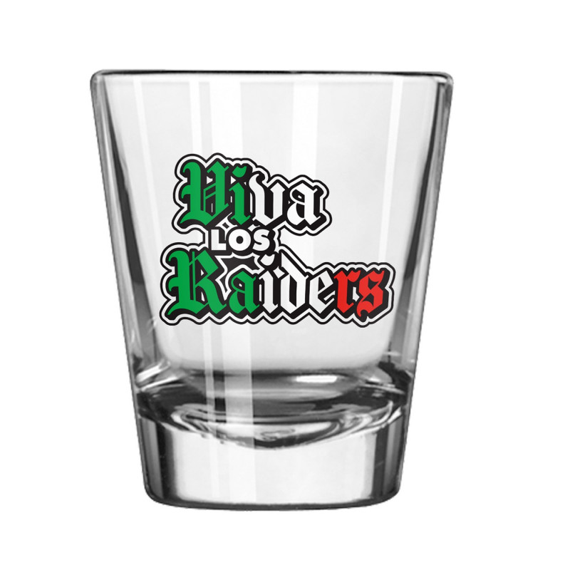 VIVA LOS RAIDERS 2OZ SHOT GLASS