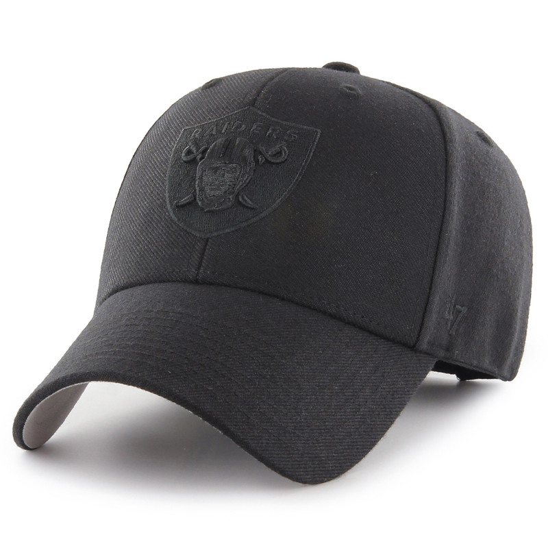 '47 RAIDERS BLACK TONAL MVP CAP