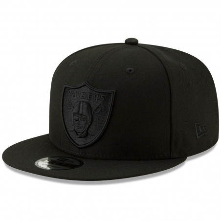 NEW ERA RAIDERS 9FIFTY REAL MEN WEAR BLACK SNAPBACK CAP
