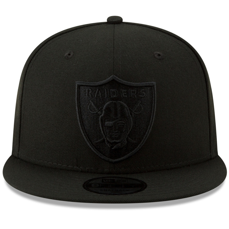 NEW ERA RAIDERS 9FIFTY REAL MEN WEAR BLACK SNAPBACK CAP
