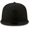 NEW ERA RAIDERS 9FIFTY REAL MEN WEAR BLACK SNAPBACK CAP