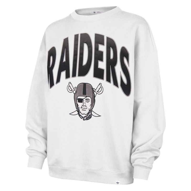 '47 WOMENS RAIDERS EXTRA INNINGS OVERSIZED CREWNECK SWEATSHIRT