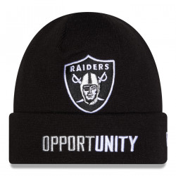 NEW ERA RAIDERS 2025 NFL INSPIRE CHANGE KNIT CAP