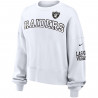 NIKE WOMENS LAS VEGAS RAIDERS OVERSIZED CREWNECK SWEATSHIRT