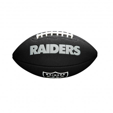 RAIDERS BLACK MINI SOFT TOUCH FOOTBALL