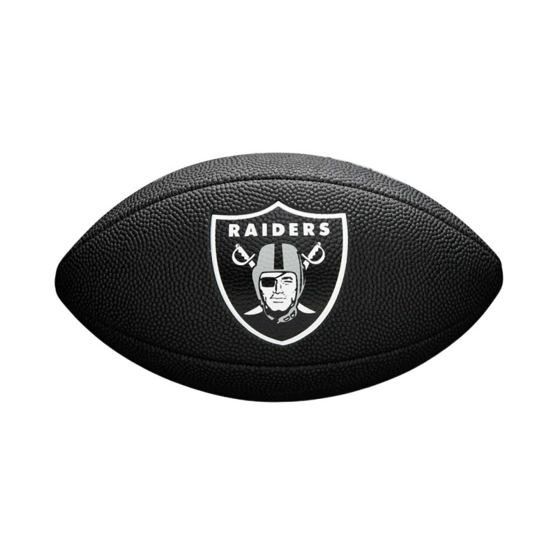 RAIDERS BLACK MINI SOFT TOUCH FOOTBALL