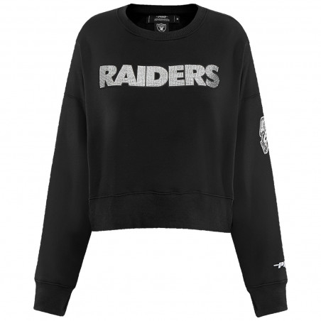 PRO STANDARD RAIDERS JEWELS WOMEN FULL COLOR CREWNECK SWEATSHIRT