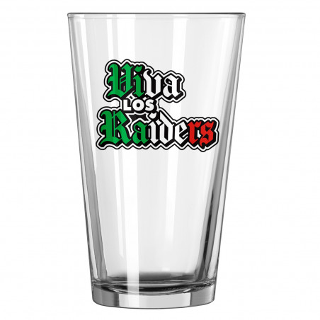VIVA LOS RAIDERS 16OZ PINT GLASS