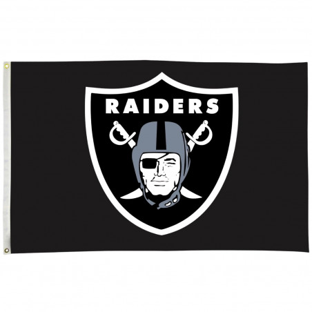 RAIDERS 3X5 SHIELD LOGO FLAG