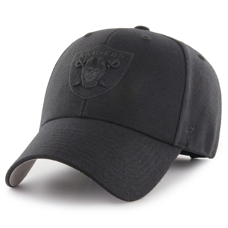 '47 RAIDERS BLACK TONAL MVP CAP