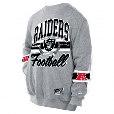NEW ERA RAIDERS SPORT CLASSICS OVERSIZED CREWNECK SWEATSHIRT