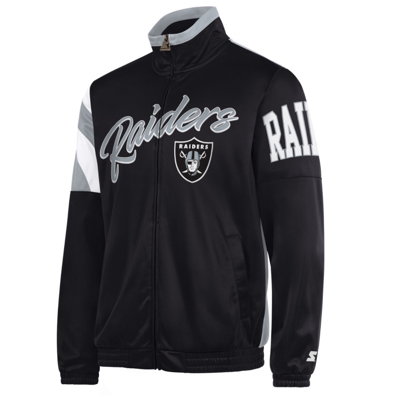 STARTER RAIDERS HERITAGE TRACK JACKET