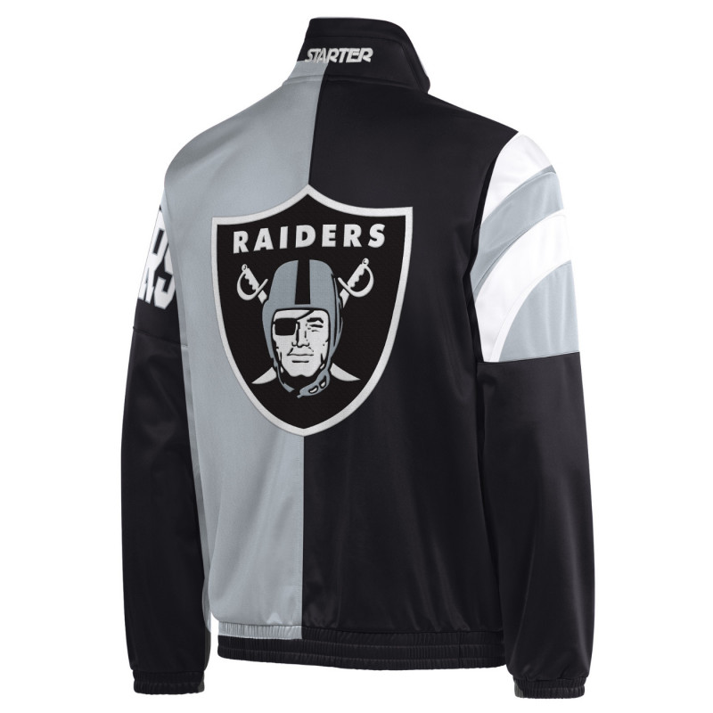 STARTER RAIDERS HERITAGE TRACK JACKET