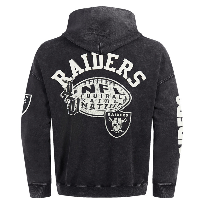 PRO STANDARD RAIDERS STREET TEAM ENZYME WASH HOODIE