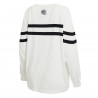 WEAR BY ERIN ANDREWS WOMENS RAIDERS STRIPE LONG SLEEVE TEE