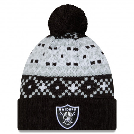 NEW ERA YOUTH RAIDERS NOSTALGIA POM KNIT CAP