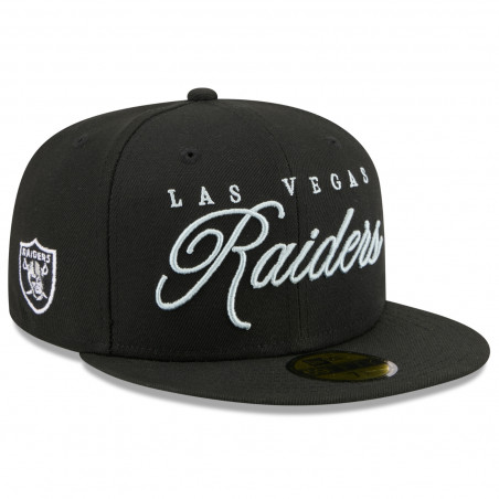NEW ERA LAS VEGAS RAIDERS 59FIFTY SCRIPTED CAP