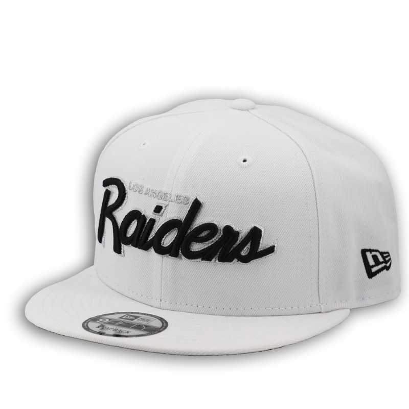 NEW ERA LOS ANGELES RAIDERS 9FIFTY SHIELD SCRIPT CAP