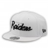 NEW ERA LOS ANGELES RAIDERS 9FIFTY SHIELD SCRIPT CAP