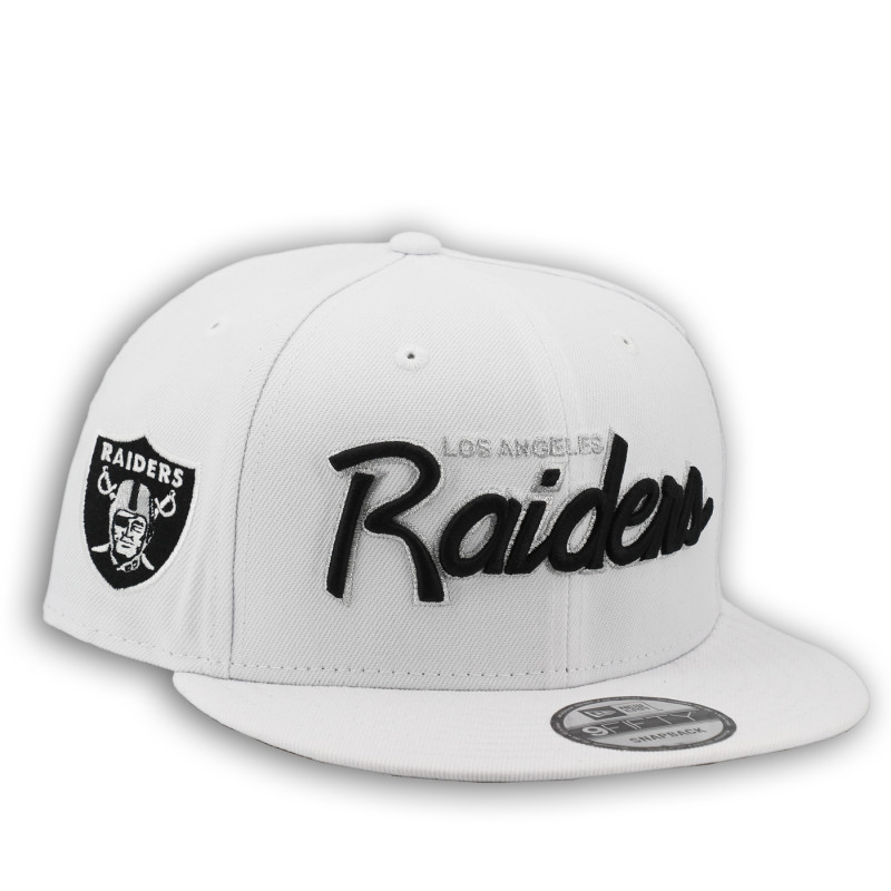 NEW ERA LOS ANGELES RAIDERS 9FIFTY SHIELD SCRIPT CAP