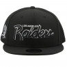 NEW ERA LOS ANGELES RAIDERS 9FIFTY PIRATE SCRIPT CAP