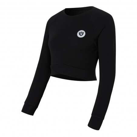 WOMENS RAIDERS PALISADE CROP LONG SLEEVE TOP
