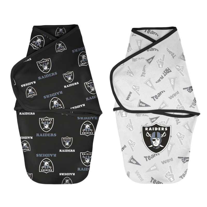 NEWBORN RAIDERS BABY COCOON 2-PIECE SWADDLE SET