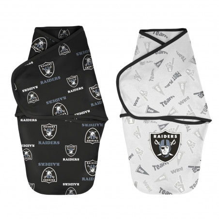 NEWBORN RAIDERS BABY COCOON 2-PIECE SWADDLE SET