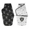 NEWBORN RAIDERS BABY COCOON 2-PIECE SWADDLE SET
