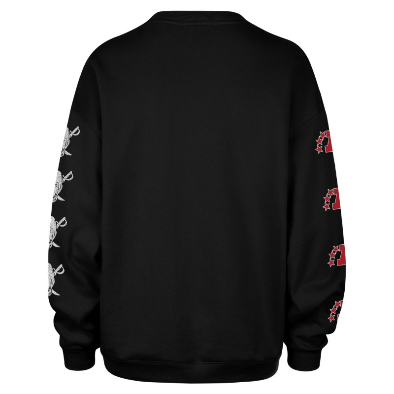 '47 WOMENS RAIDERS PIRATE GO BIG OVERSIZED CREWNECK SWEATSHIRT