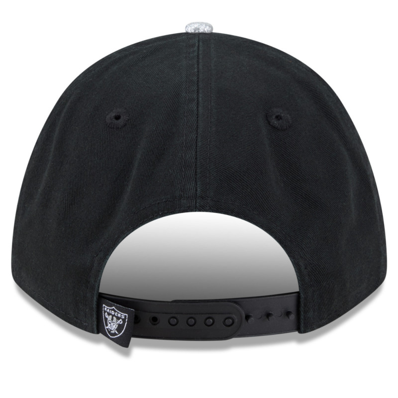 NEW ERA WOMENS RAIDERS 9FORTY TWO TONE GLITTER CAP
