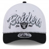 NEW ERA RAIDERS 9FORTY M-CROWN TEAM LOYAL WHITE CAP