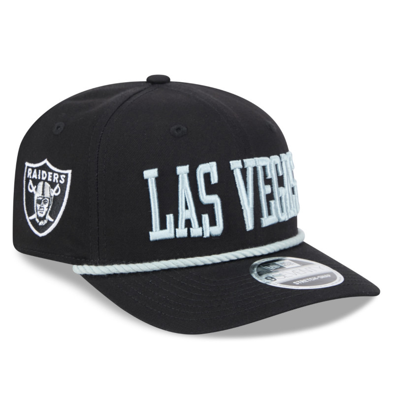 NEW ERA LAS VEGAS RAIDERS 9SEVENTY SHIELD ROPE CAP