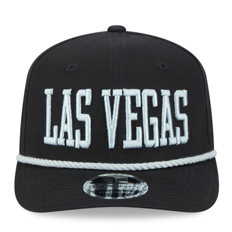 NEW ERA LAS VEGAS RAIDERS 9SEVENTY SHIELD ROPE CAP