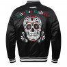 PRO STANDARD VIVA LOS RAIDERS SUGAR SKULL SATIN JACKET